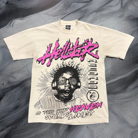 Hellstar Cream “What Heaven Sounds Like Tee” (S)