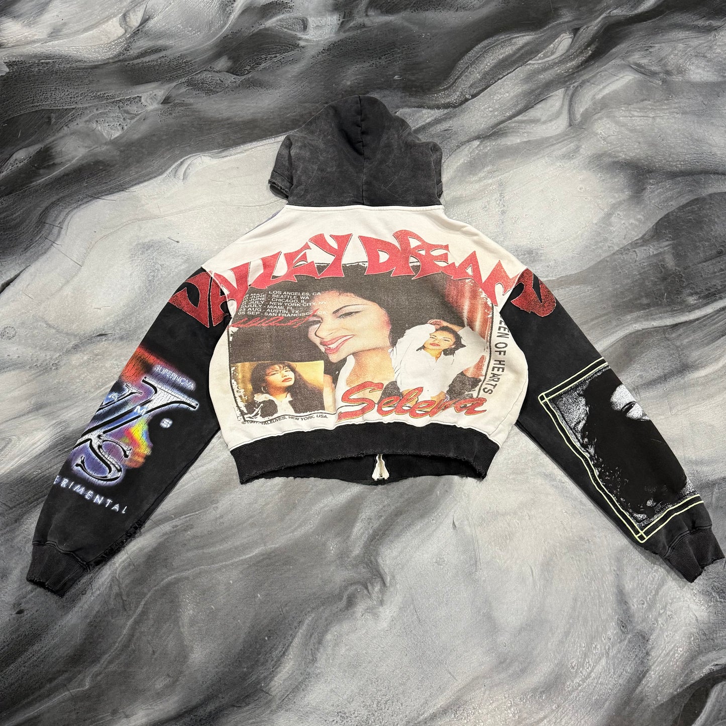 Vale Multicolored Selina Zip Up Hoodie (S)