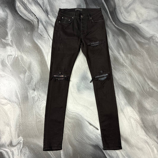 Amiri Black/Rainbow Bandana Paisley MX1 Jean (30)
