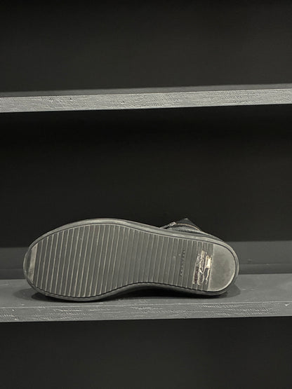 Rick Owens Black Wool Cargo High Sneaker (42.5EU)