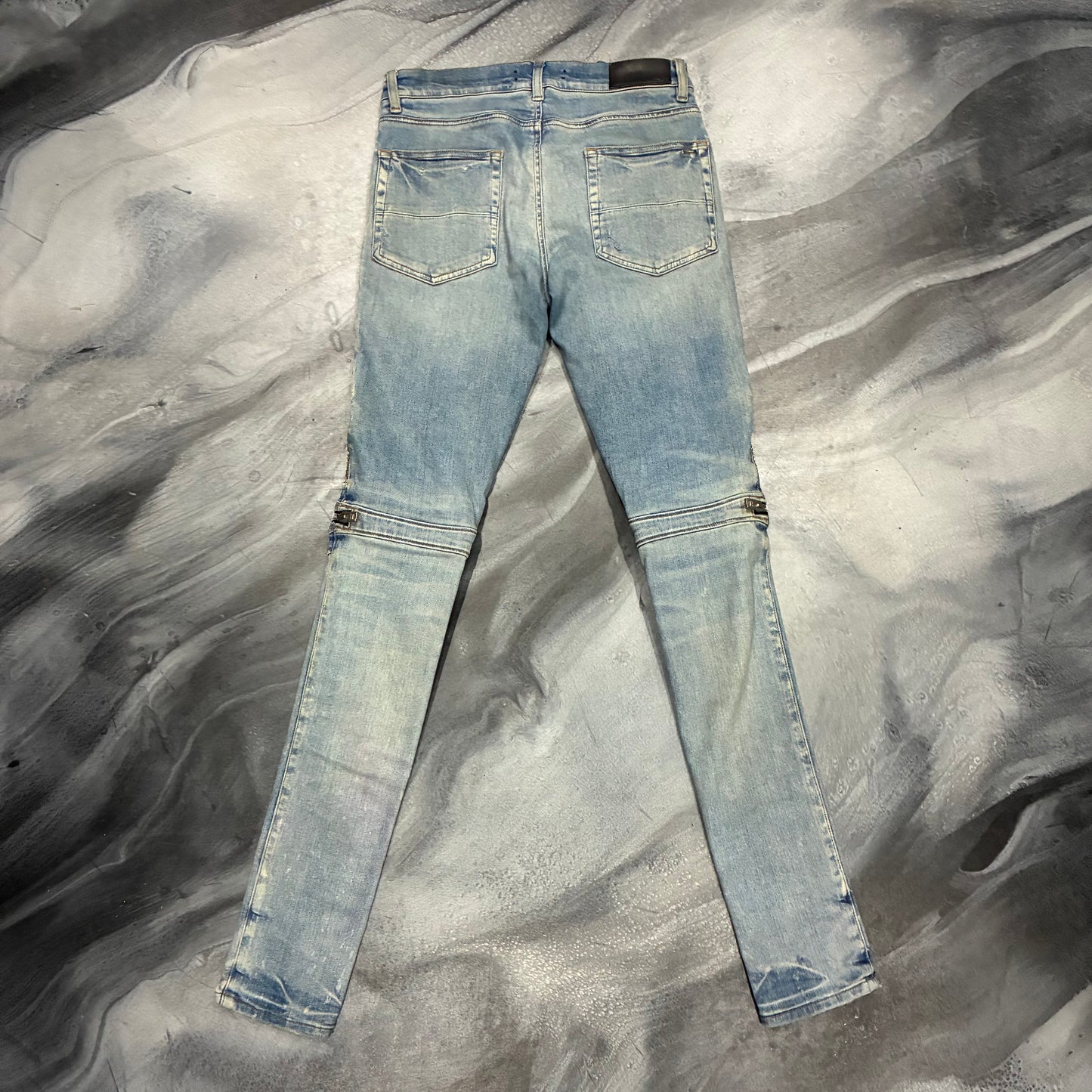 Amiri Indigo/Brown Paisley Patch MX2 Jean (30)