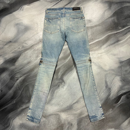 Amiri Indigo/Brown Paisley Patch MX2 Jean (30)