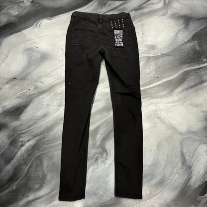 Ksubi Plain Faded Black Skinny Jean (30)
