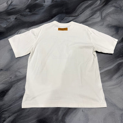 Louis V. White/Blue Numeric Logo Tee (2XL)