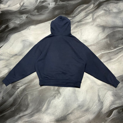 Alo Navy/Silver Logo Pullover Hoodie (S)