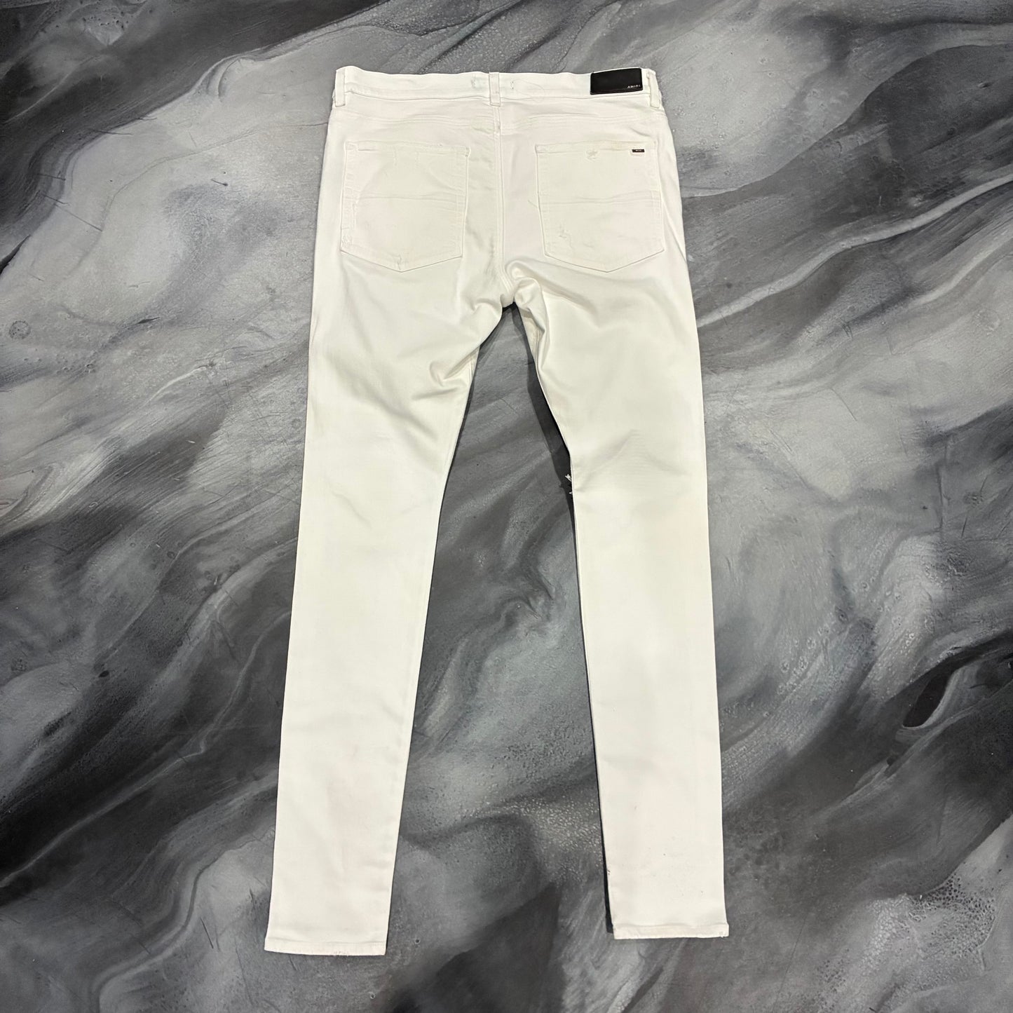 Amiri White/White Patch MX1 Jean (38)