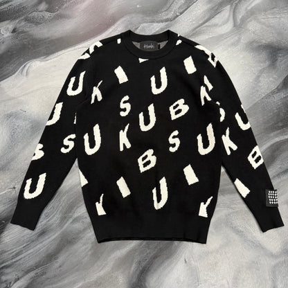 Ksubi Black/White Monogram Sweater (S)