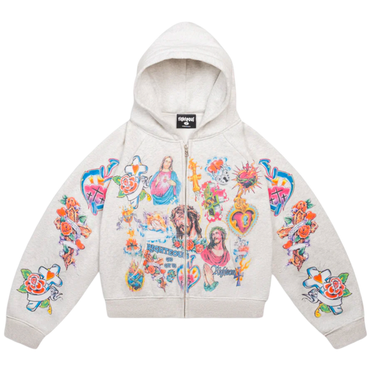 Righteous Grey Risen King Zip Up (L)