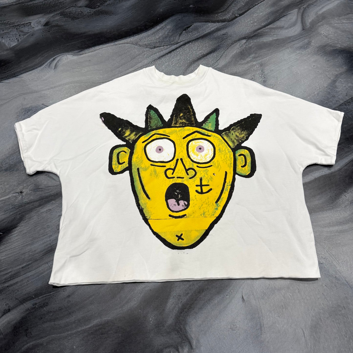 Billionaire Studios White Yellow Head Tee (S)