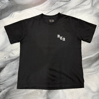 RTA Black/White Logo Tee (M)