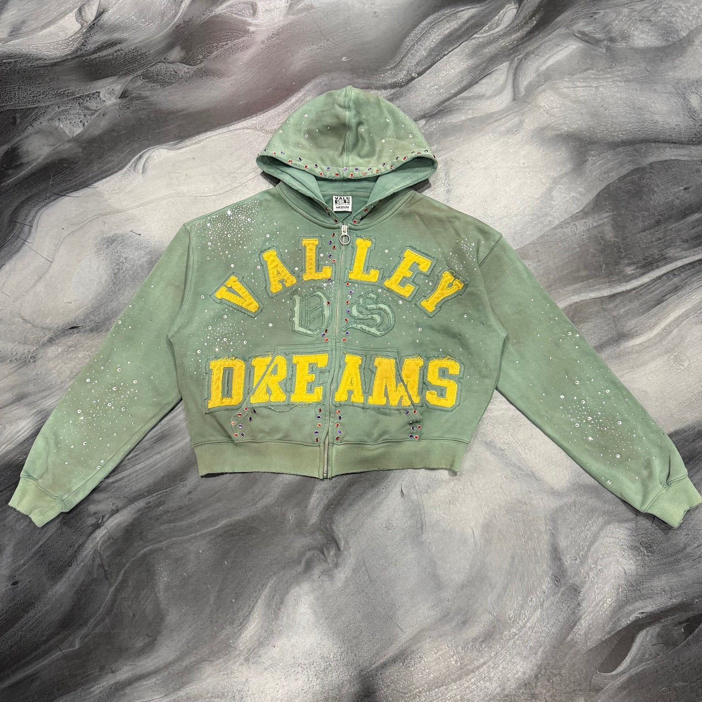 Vale Green ‘Valley Dreams’ Bling Zip Up (M)