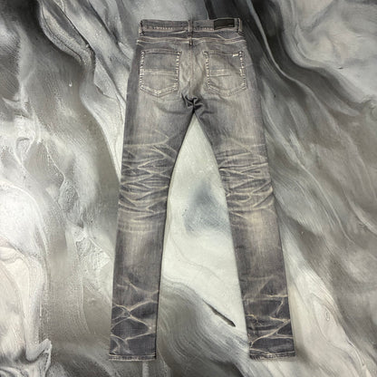 Amiri Smoke Grey Plain Stack Jean (29)