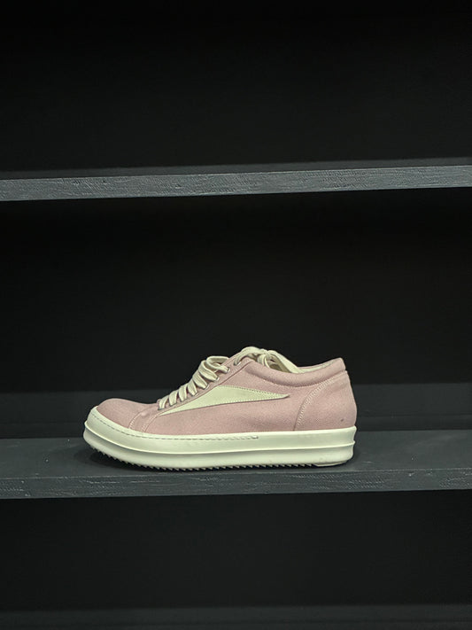 Rick Owens Pink Vintage Low Sneaker (40.5EU)