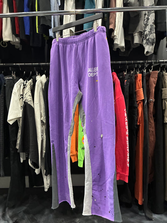 Galler Dept Purple Flared Joggers (XL)