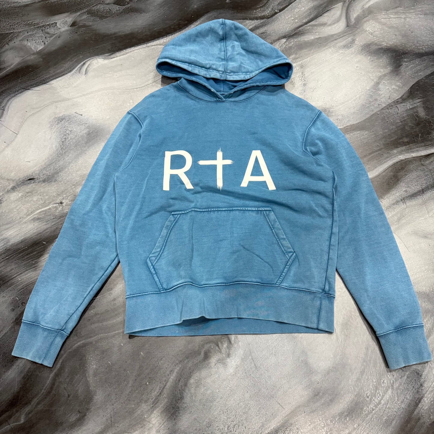 RTA Turquoise Pullover Hoodie (M)