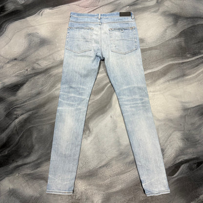 Amiri Light Blue/Black Patch Jean (34)
