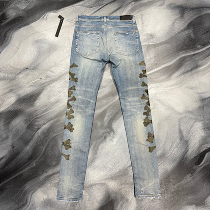 Amiri Indigo/Green Bones Jean (30)
