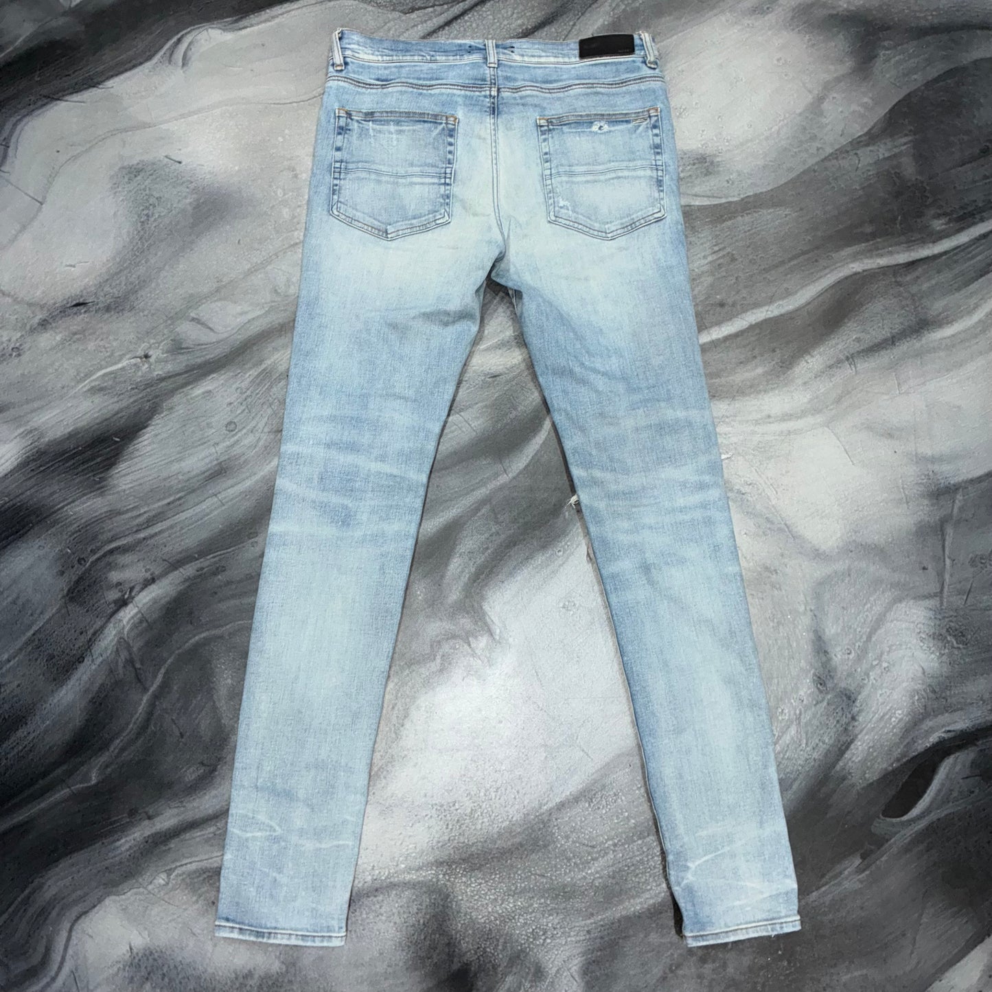 Amiri Light Blue/Denim Blue Patch MX1 Jean (34)