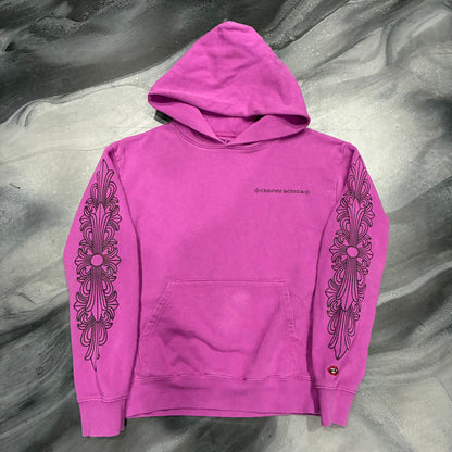 Chrome Hearts Matty Boy Purple Spider Web Hoodie (S)