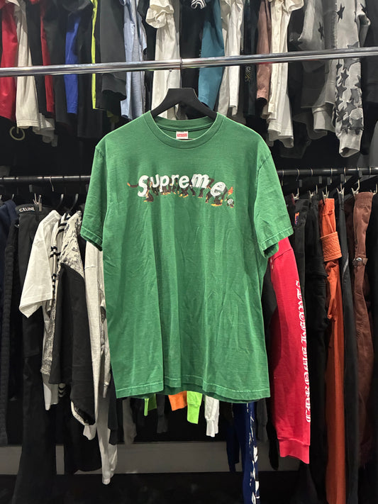 Supreme Green Limbs Logo Tee (L)