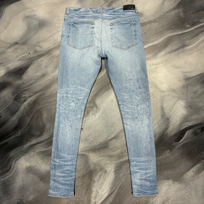 Amiri Light Blue Shotgun Jean (38)