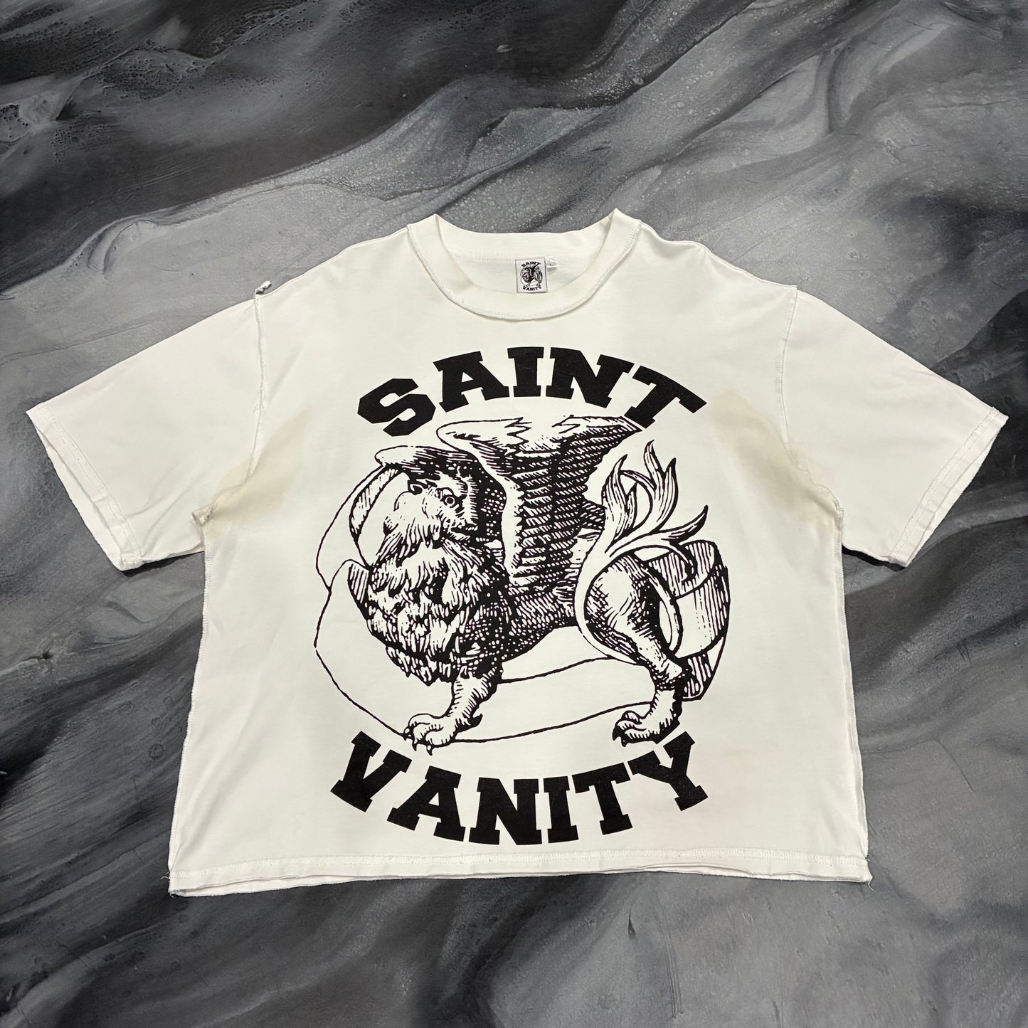 Saint White/Black Griffin Tee (L)