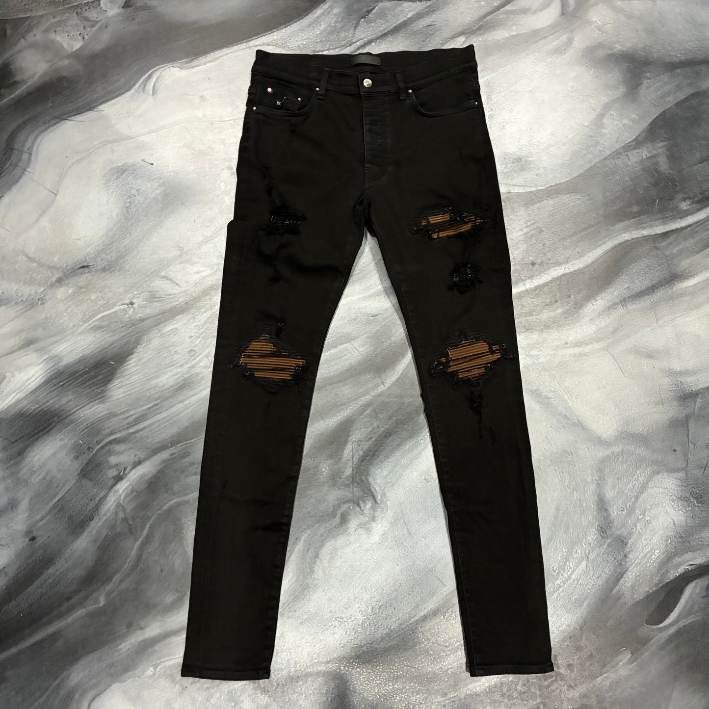 Amiri Black/Brown Patch MX1 Jean (34)