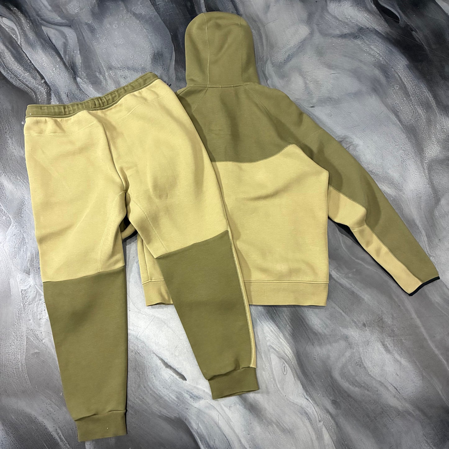 Nike Olive/Cream Tech Suit (XL)