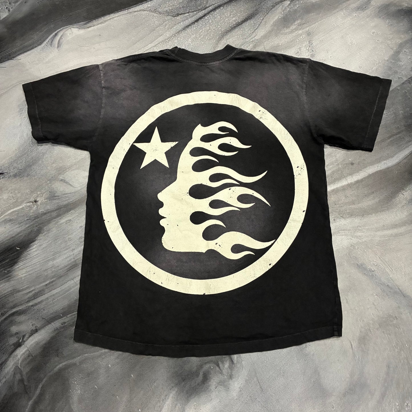 Hellstar Black/White Logo Tee (XS)