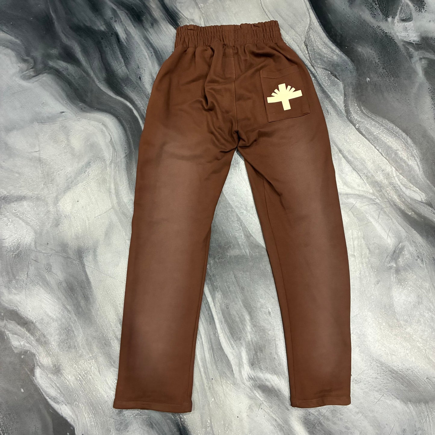 Vertabrae Brown/Cream Sweatpants (2XL)