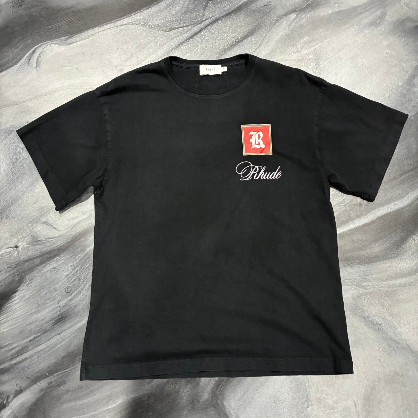 Rhude Black Monaco Tee (XS)