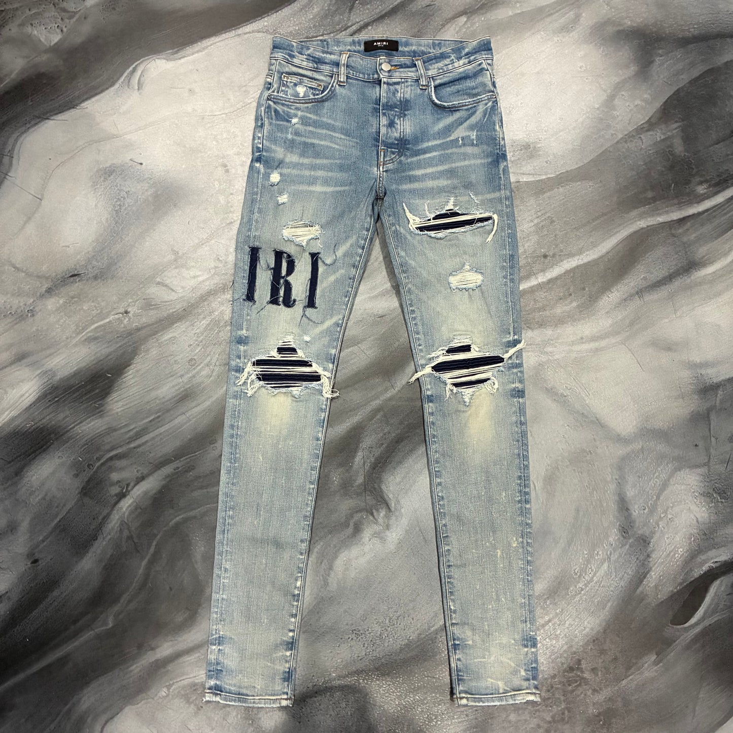 Amiri Dark Blue/Denim Core Logo Jean (32)
