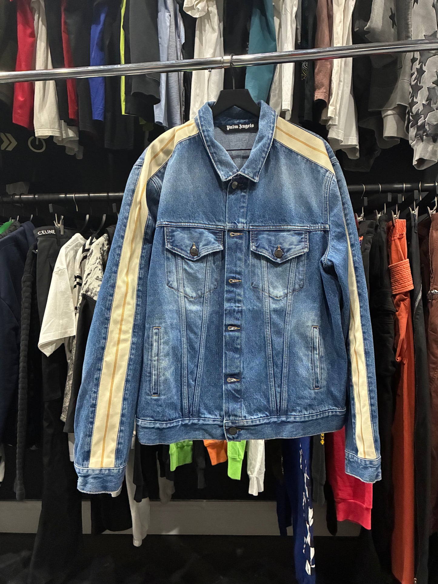 Palm Angels Denim Track Jacket (XL)