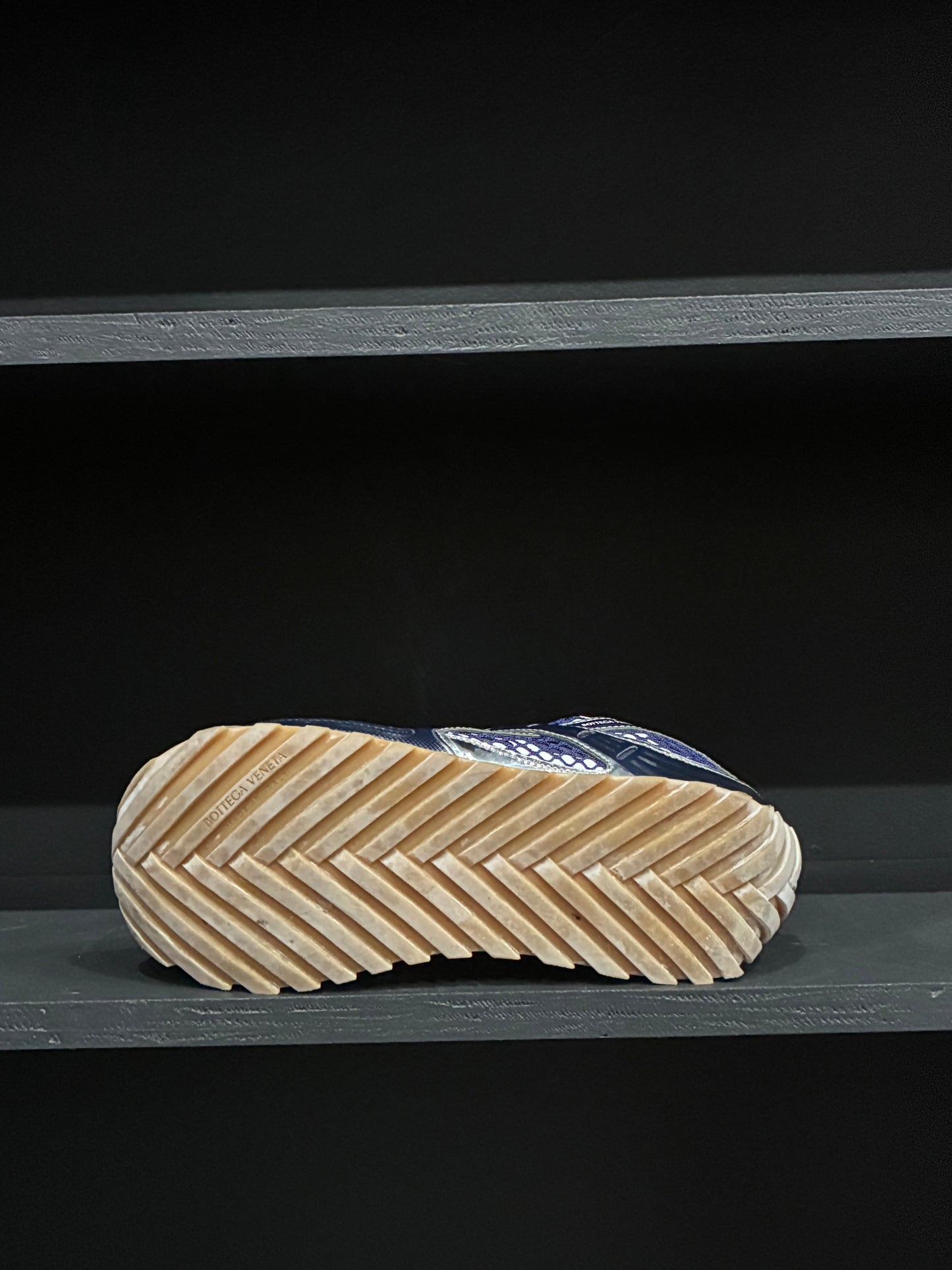 Bottega Navy/Silver Orbit Sneaker (42)
