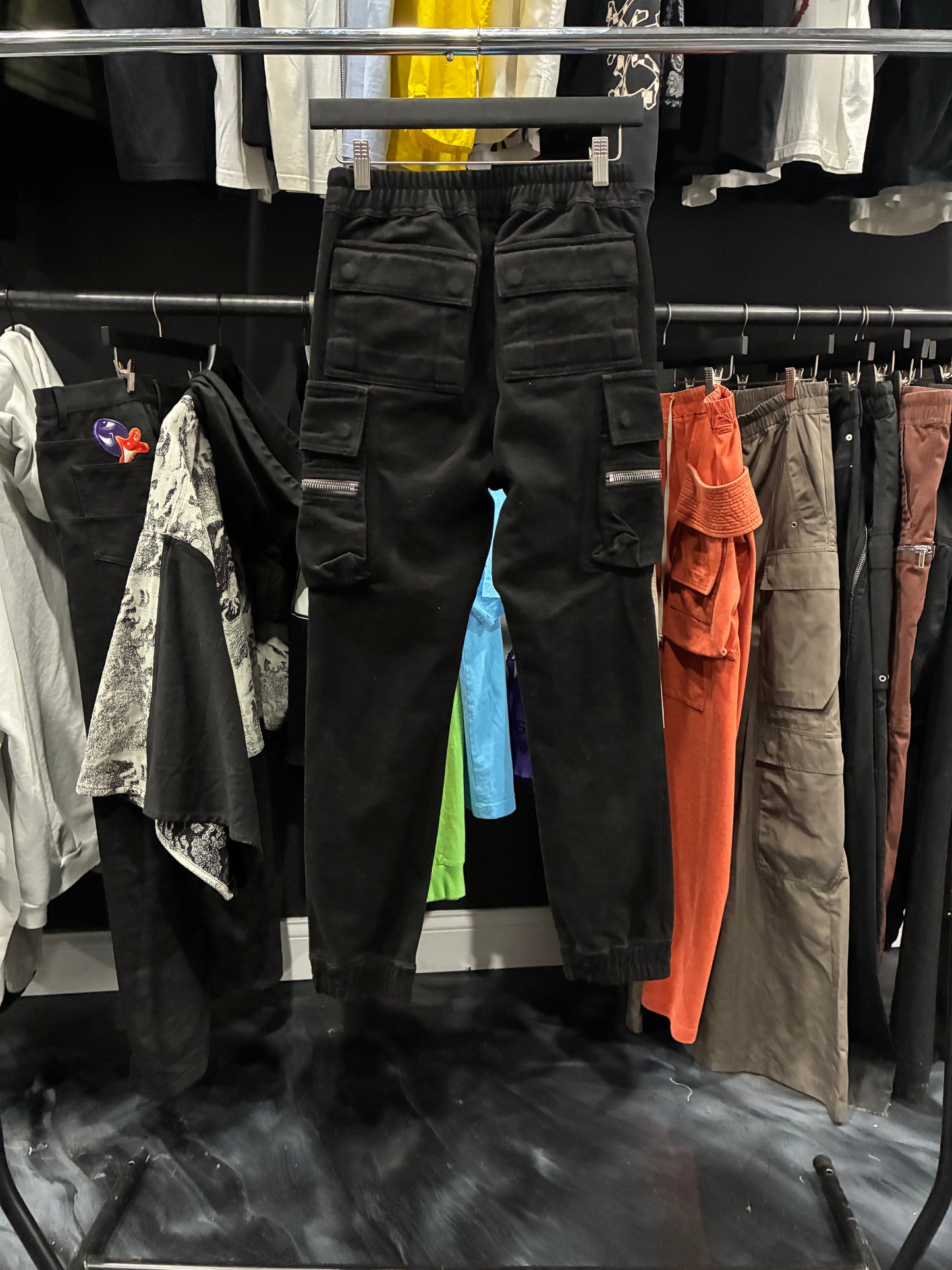 Rick Owen’s Black Canvas Sweatpants (S)