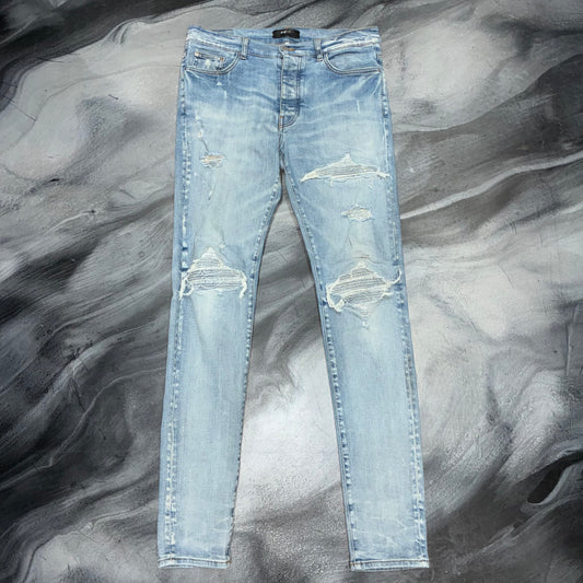 Amiri Light Blue/Denim Blue Patch MX1 Jean (34)