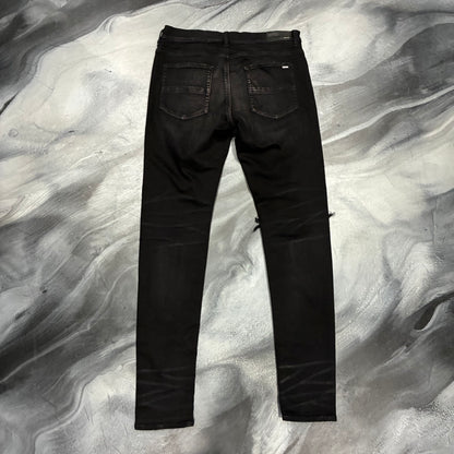 Amiri Black/Red Patch Jean (36)