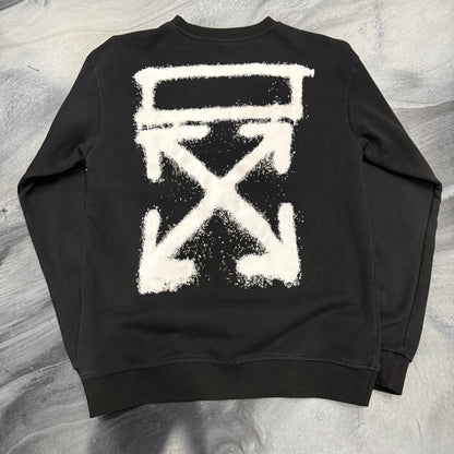 Off-White Black/White Grid Crewneck (L)