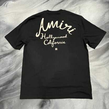 Amiri Black Hollywood California Tee (S)