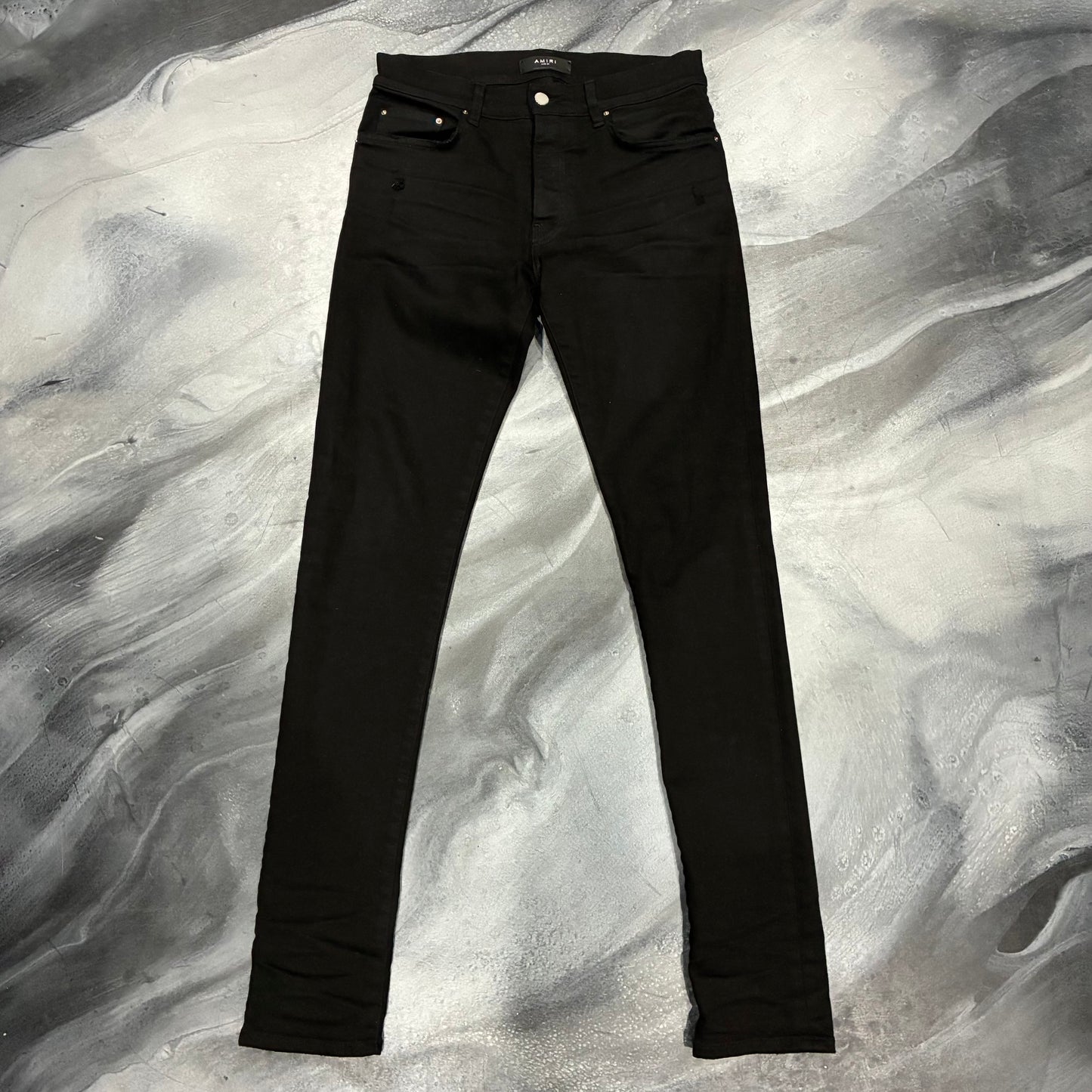 Amiri Plain Black Skinny Jean (29)