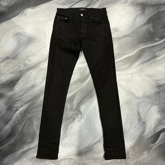 Amiri Plain Black Skinny Jean (29)