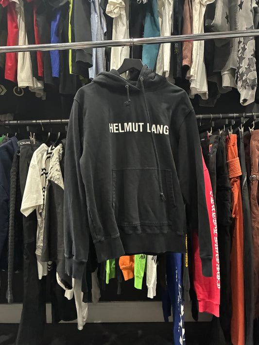 Helmut Lang Faded Black Hoodie (L)