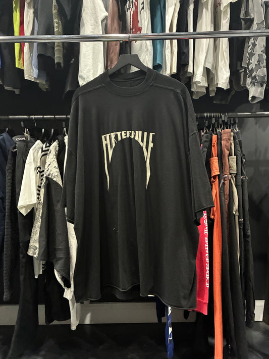 Rick Owens Black Porterville Oversized Tee
