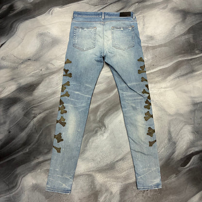 Amiri Indigo/Green Bones Jean (32)