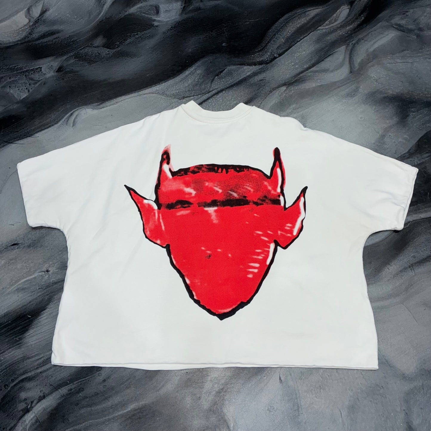 Billionaire Studios White/Red Devil Tee (XL)