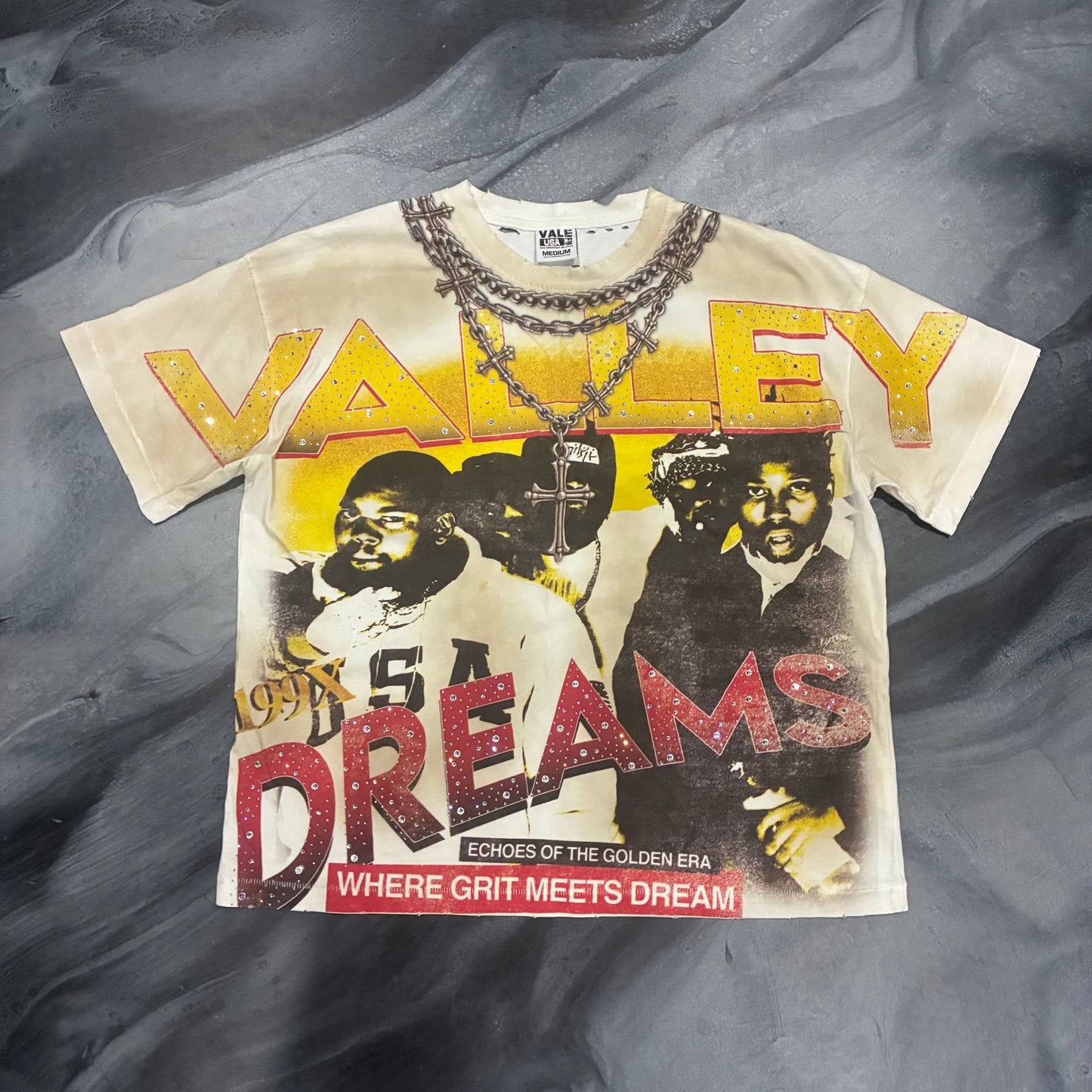 Vale Dirty White Mobb Deep Tee (M)