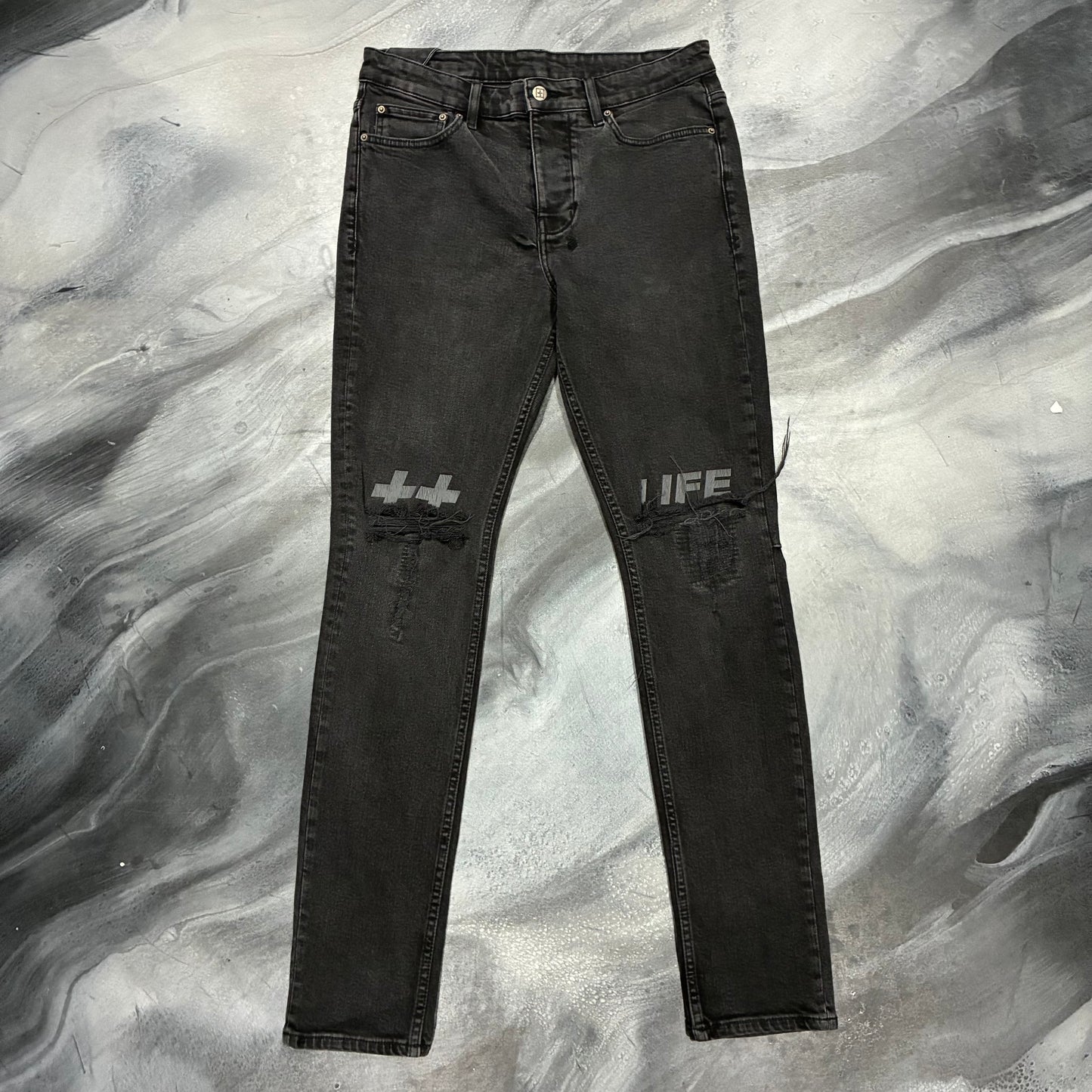 Ksubi Black Distressed “++Life” Jean (33)