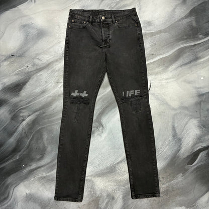 Ksubi Black Distressed “++Life” Jean (33)