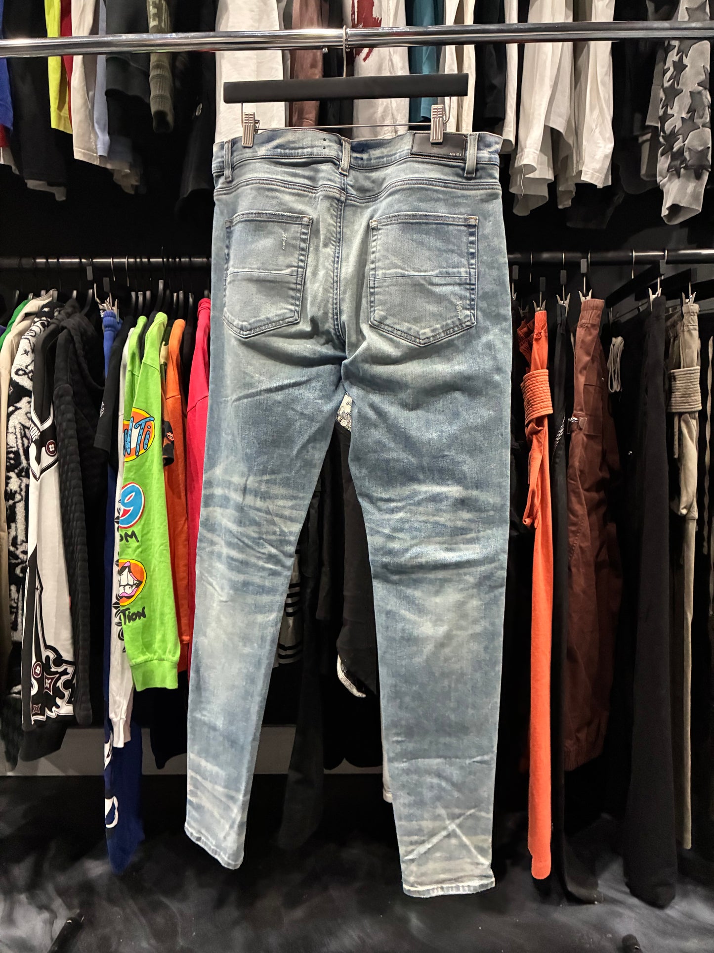 Amiri Indigo/Black Bandana Paisley Patch (38)