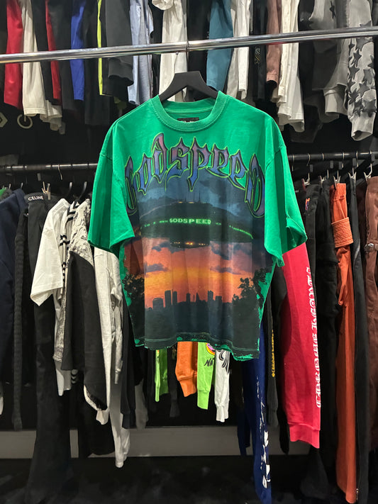 Godspeed Green Blimp Tee (S)